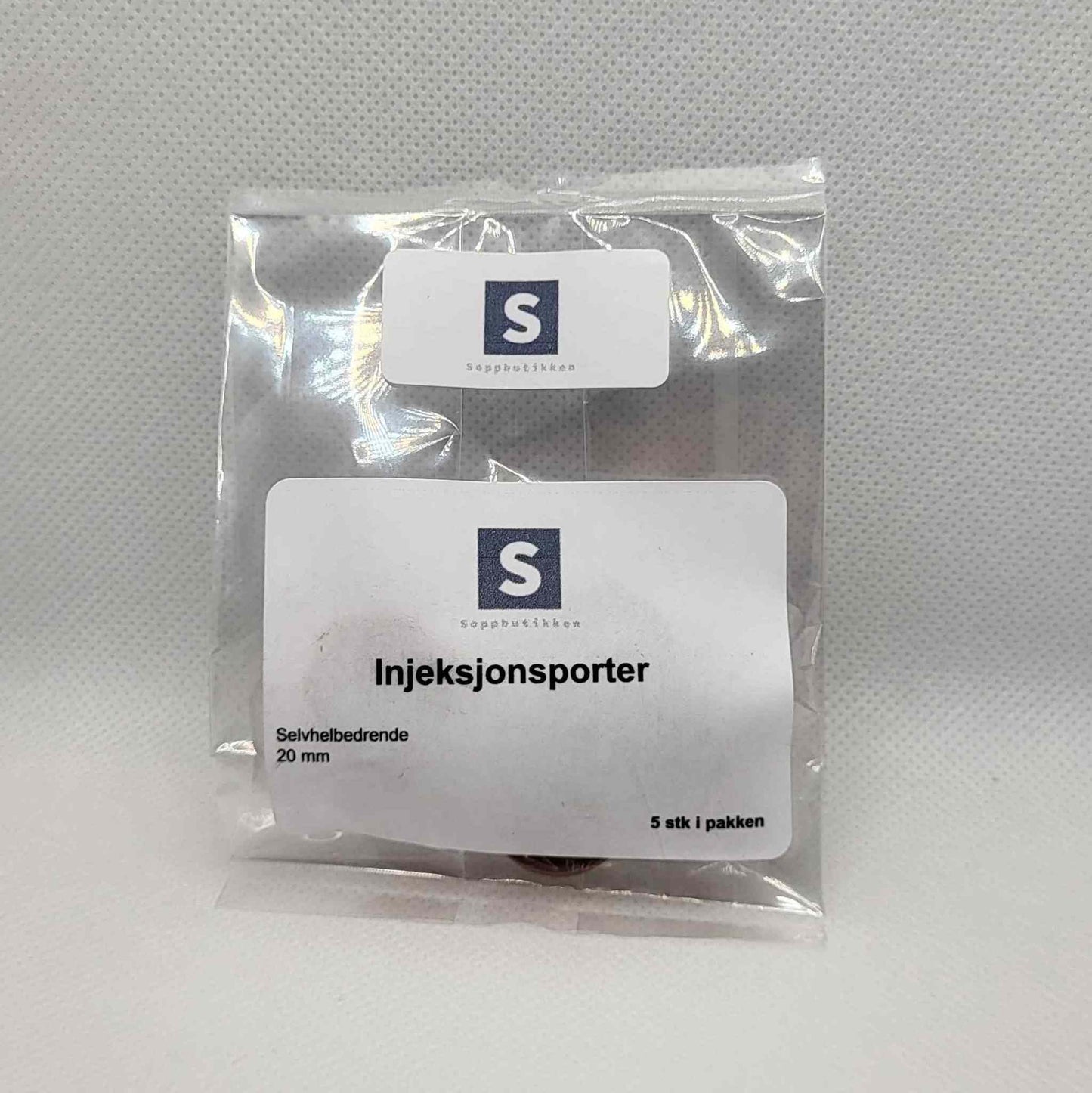Selvhelbredende injeksjonsporter av butylgummi Autoklavbare 20mm