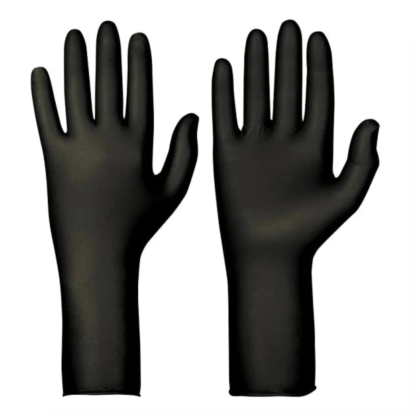 Nitrilhansker-sort-lang