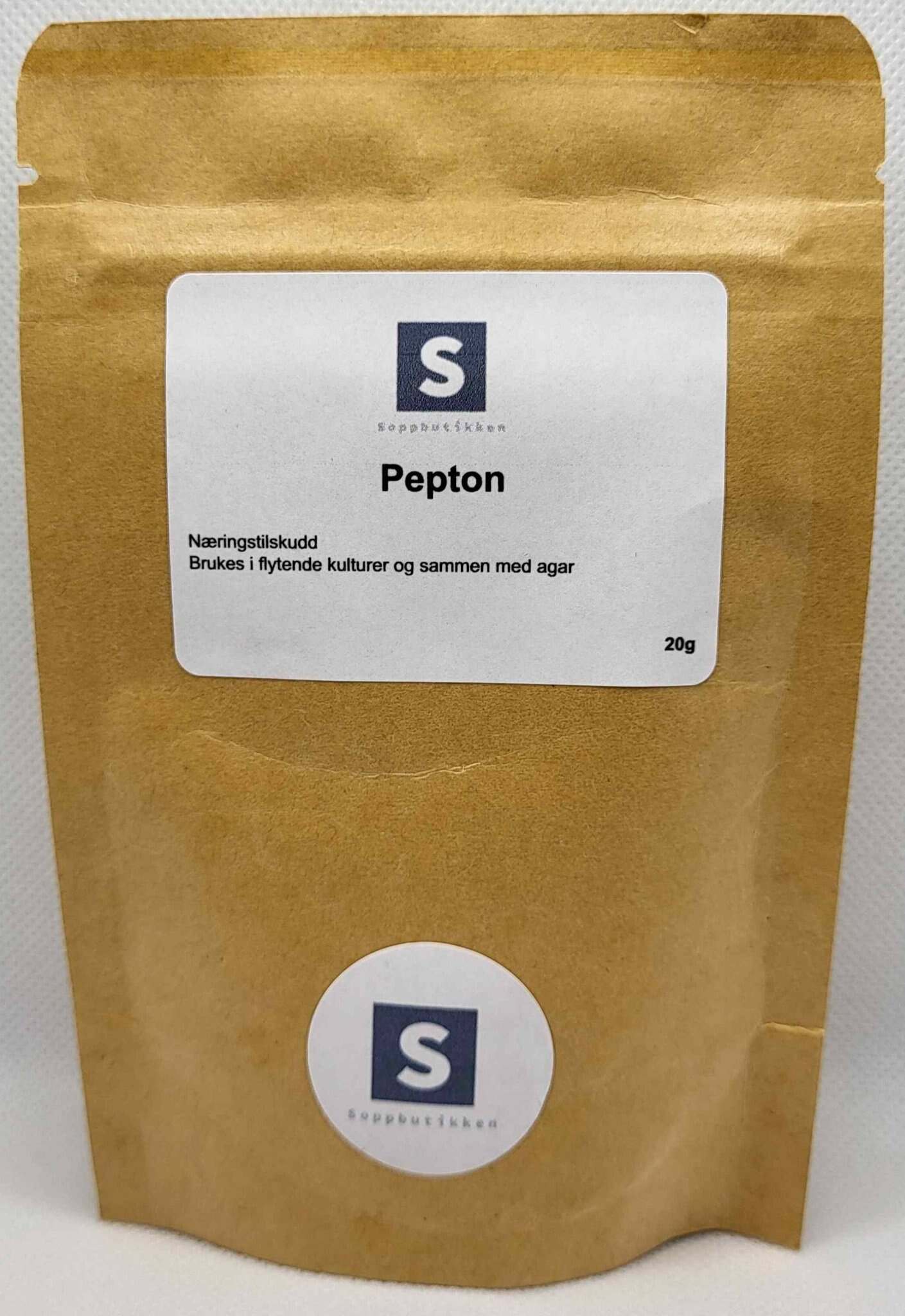 Pepton er et proteinhydroksylat som øker myceliumveksten. Pepton brukes som næringstilsetning når man lager kulturmedier som LC og agar skåler.